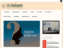 Tablet Screenshot of ikiislam.com